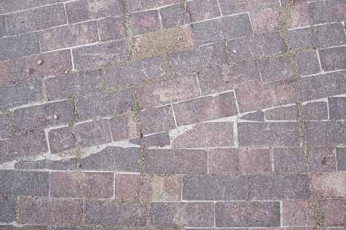 Brick segments of old US 50