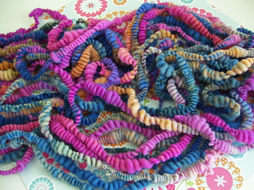 Carnival Handspun Supercoiled Art yarn