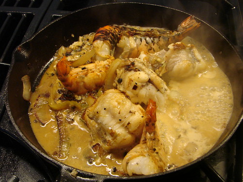cooking the monkfish