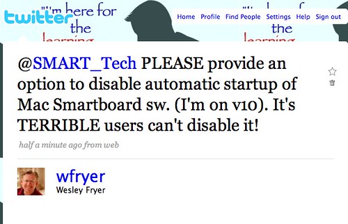 Twitter _ Wesley Fryer: @SMART_Tech PLEASE provide ...