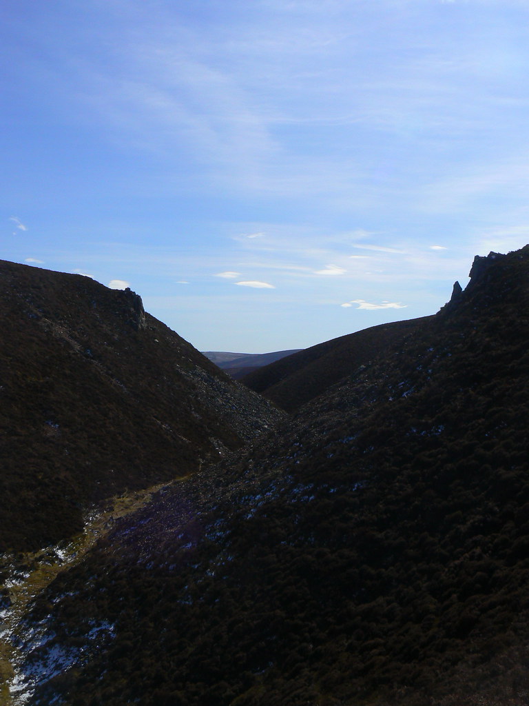 The gulley between Clachnaben and Mt Shade