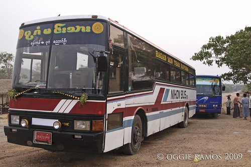 myanmar bagan bus