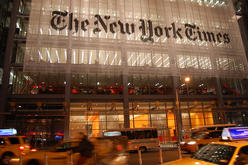 new york times building at night. New+york+times+uilding+