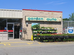 Vintage "Garden Auto" sign, Kmart store, Conneaut, OH