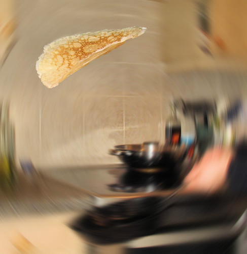 tossing pancakes