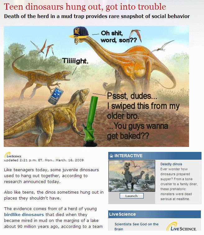 dinosaur teens
