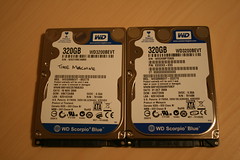 Western Digital Scorpio Blue 320GB 2.5" Laptop HDDs by William Hook