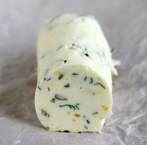 Basil-Lemon-Garlic Compound Butter