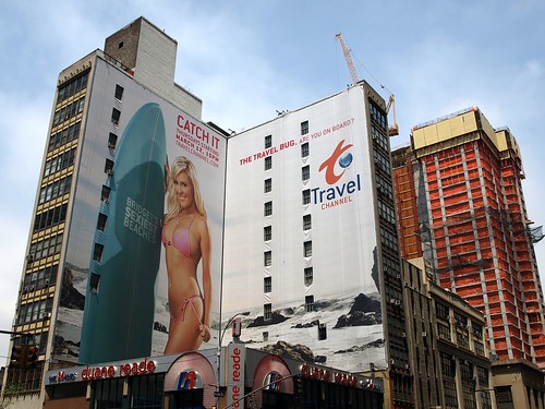 Travel Channel Billboard 42nd Street New York City