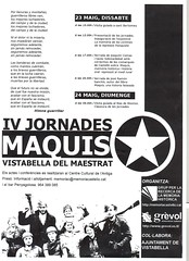 IV Jornades Maquis
