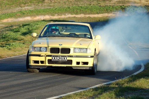 BMW M3 Burnout