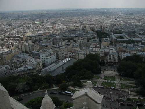 view from the dome of Sacre Cour