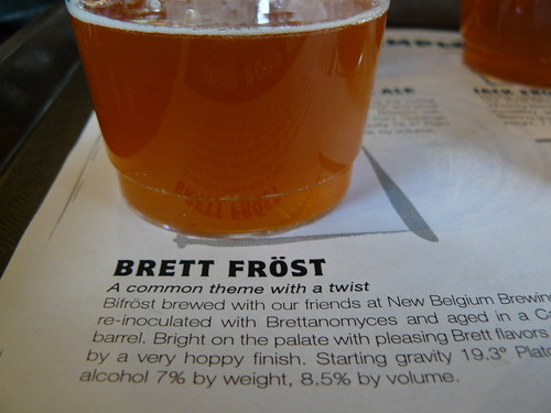 Brett Frost at the Eylsian Winter Beer Festival was a hit.