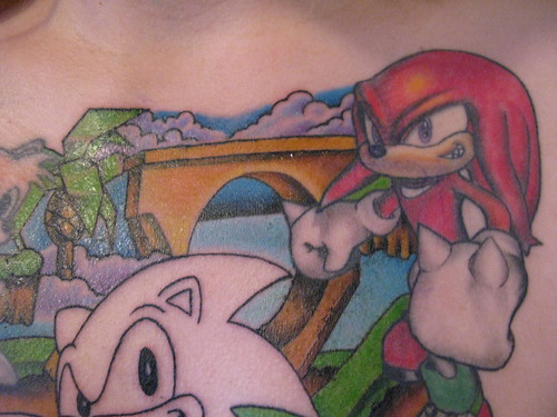 Meggies Sonic Tattoo by pikuchan. Meggies Sonic Tattoo