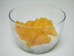 Coconut Rice Pudding with Fresh Mango
