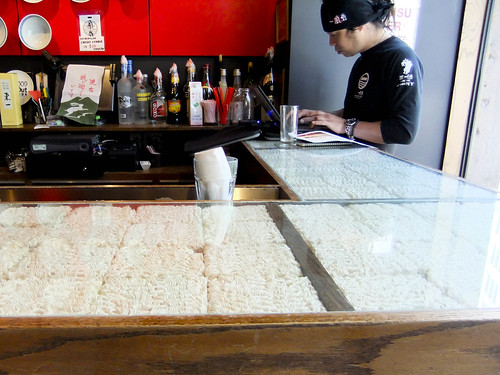 Bar Inlaid with Ramen Noodles, Ippudo NY