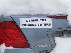 Blame the Obama Voters bumper sticker