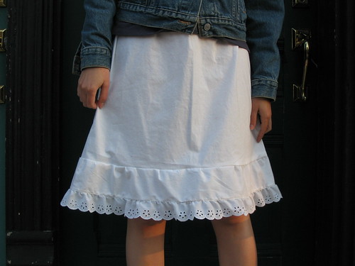 knee-length prairie skirt