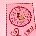 Valentine card(quilling on cutwork card)