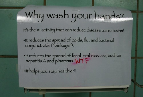 Why wash your hands? It's the #1 activity that can reduce disease transmission! It reduces the spread of colds, flu, and bacterial conjunctivitis (
