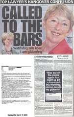 Margaret Scanlan - Called to the Bars - Sunday Mail  15 March 2009 email