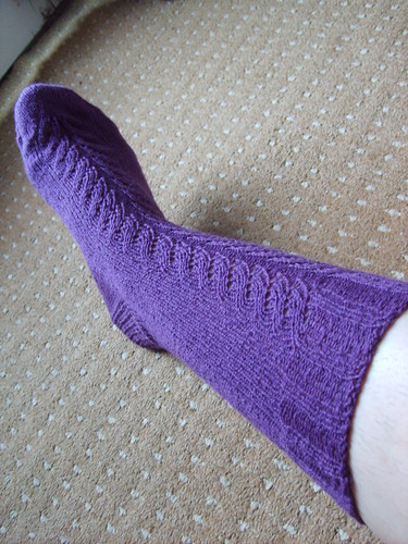 Express Lane socks - first one done!
