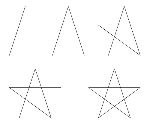 五角星的畫法