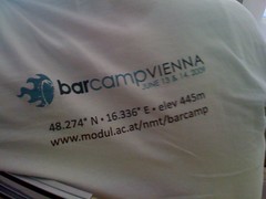 Barcamp Vienna T-Shirt - Rückseite
