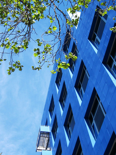 Blue Building and the Blue Sky
