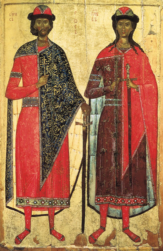020- Los santos Boris y Gleb siglo XIV