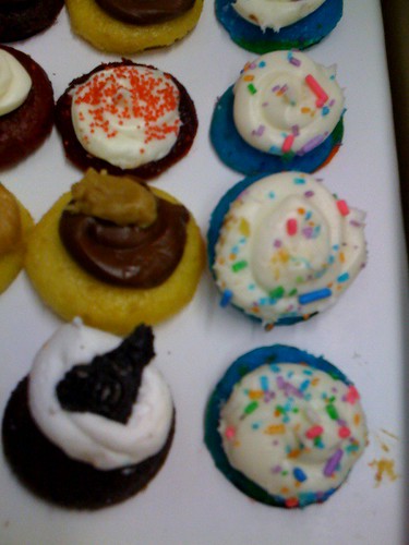 Baked by Melissa mini cupcakes on the subway
