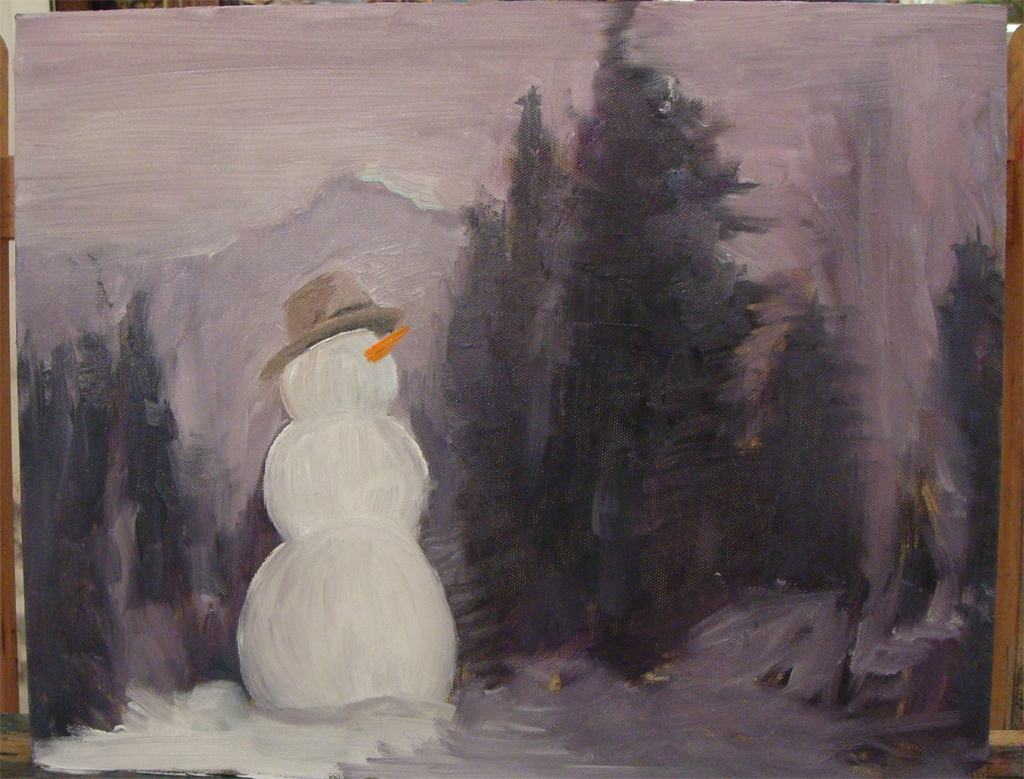 My first oil painting- 20090313