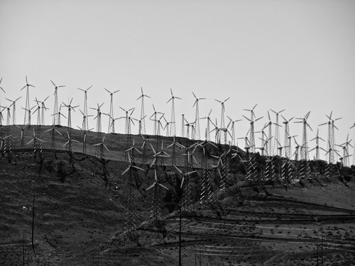 Energy by Wind along the Highway 58