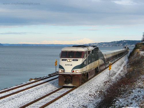 Amtrak Cascades by Stephen De Vight