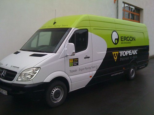 Topeak-Ergon team vehicle