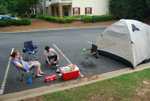 Our "campsite"