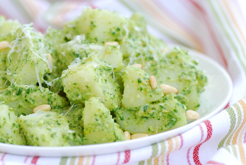 arugula pesto potato salad