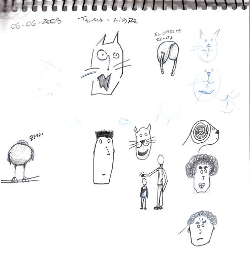 Mi memoria en dibujos 23 (Libre, Gato, Gorro Manuelita, Pajarito Dormido, etc)