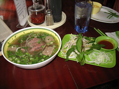 Pho Cyclo Cafe - Pho with Rare Beef and Beef Balls