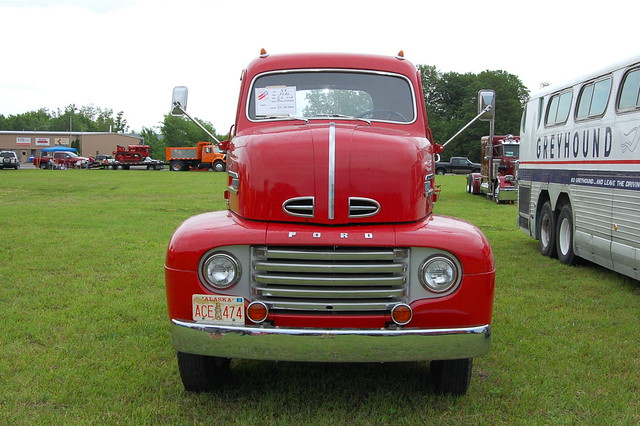 tractor ford alaska truck semi coe 1949 f6