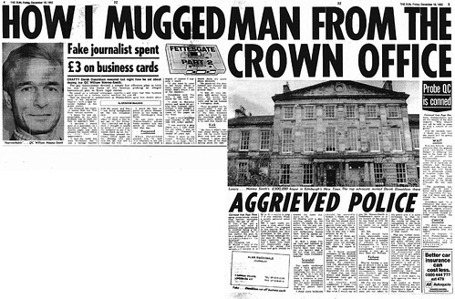 How I Mugged Man from the Crown Office the Sun 18 December 1992