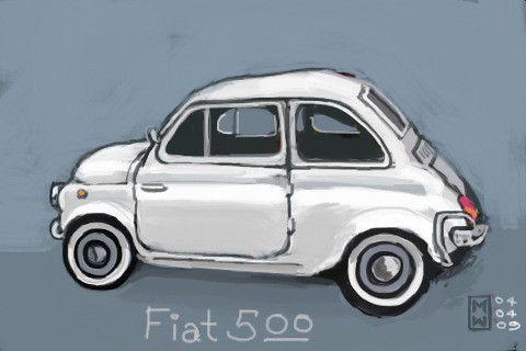 Fiat 500, by Matthew Watkins