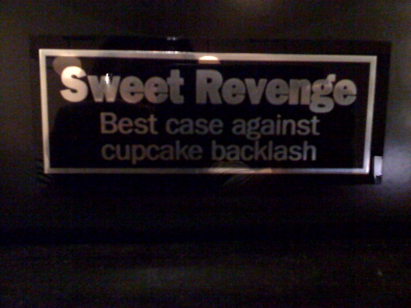 Sweet Revenge Eat Out Award
