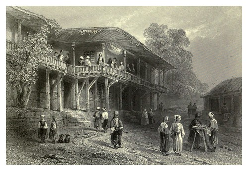 040- Cafe turco en Rutzschuk -Bulgaria 1844