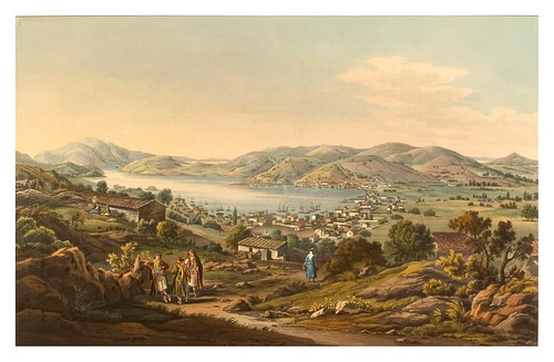 017- Puerto de Bathy y capital de Ithaca--Views in Grece 1821