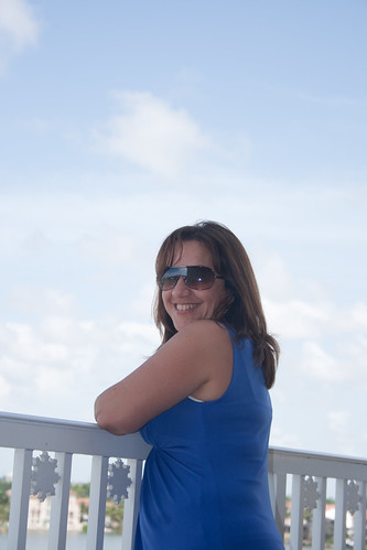 Mom on the Balcony in Naples