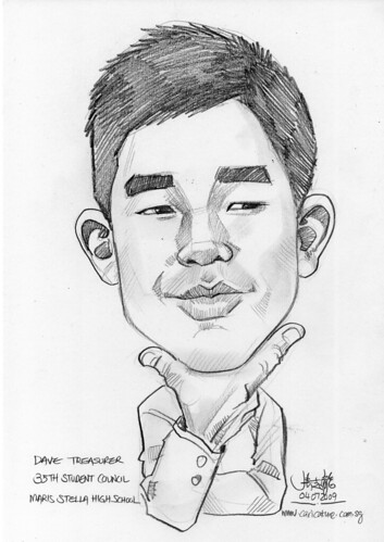 Caricature for Maris Stella High School -3