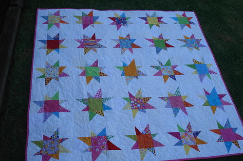 wonky star quilt