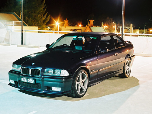 BMW E36 325i Coupe 1995 full M3 body kit Madeira Violet Black leather