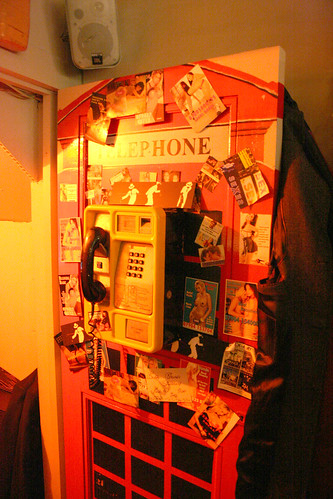 Sordid phone booth